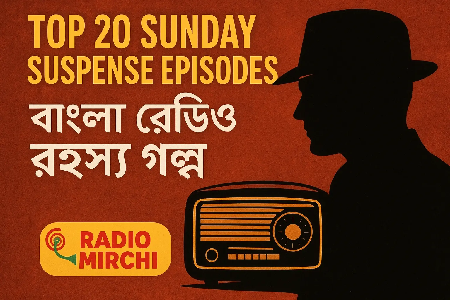 Top 20 Sunday Suspense Episodes – বাংলা রেডিও রহস্য গল্প | Radio Mirchi
